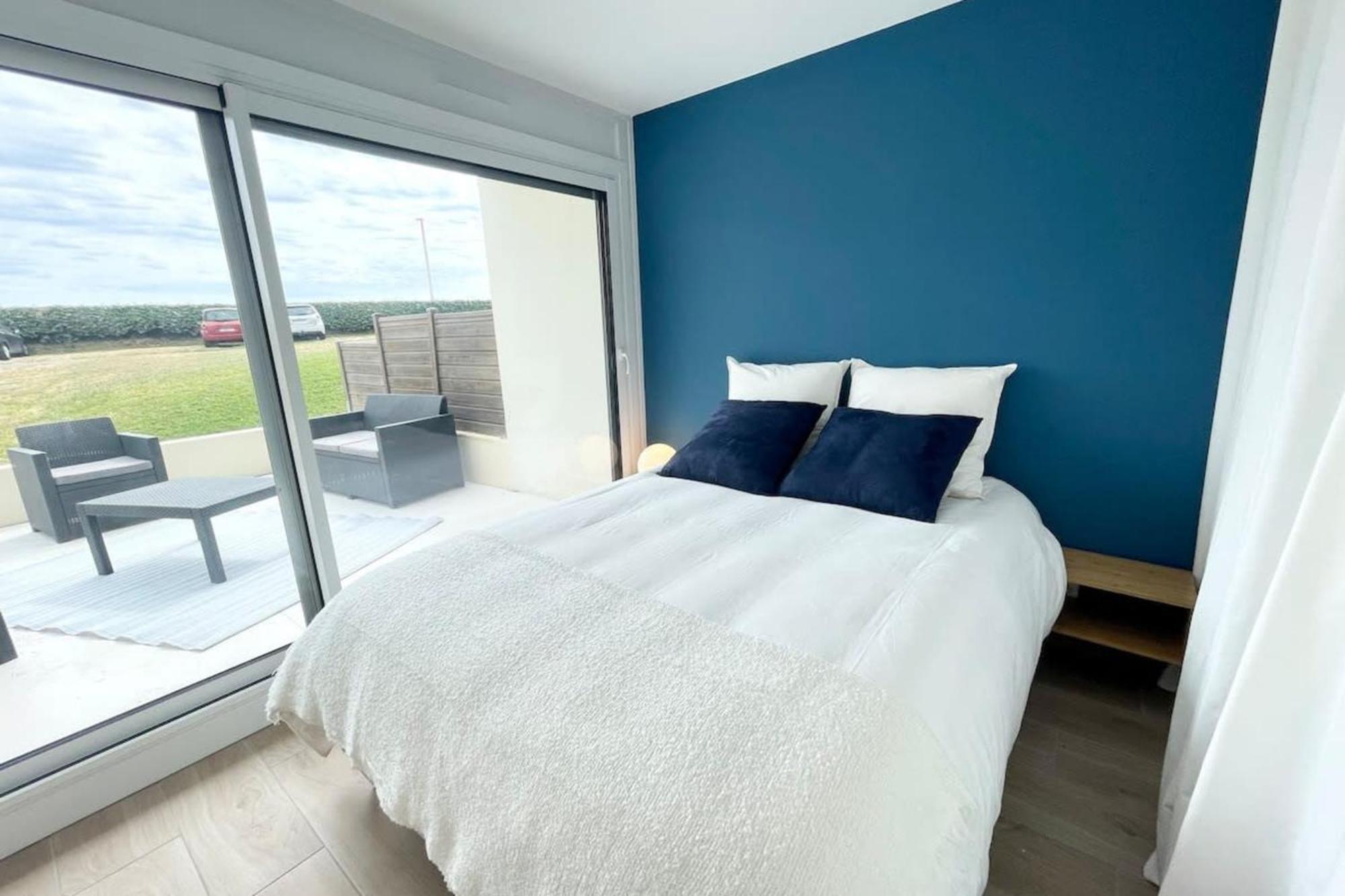 T3 Neuf Archi Cocooning Terrasse Face A La Mer Ploemeur Exterior foto