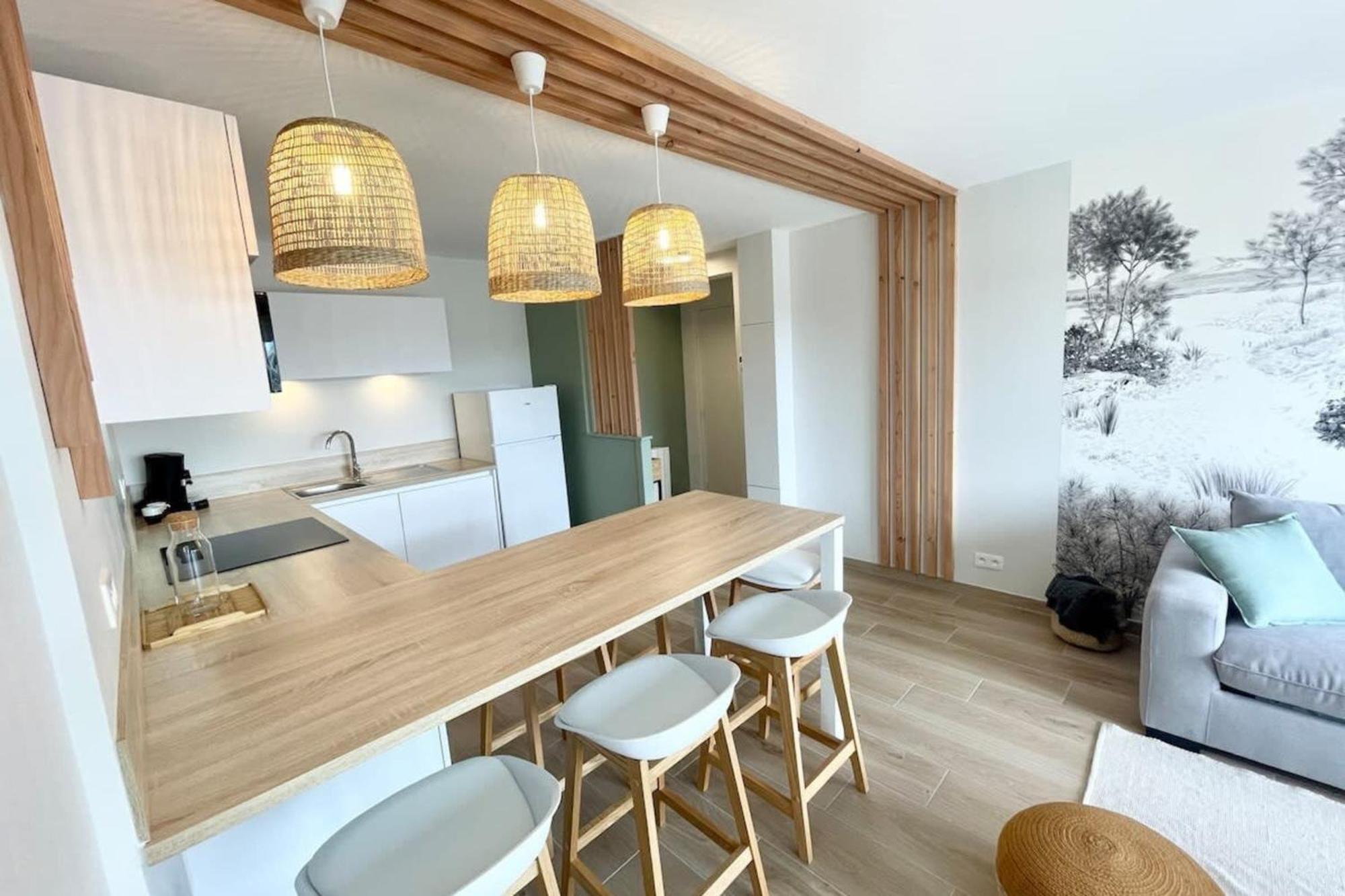 T3 Neuf Archi Cocooning Terrasse Face A La Mer Ploemeur Exterior foto